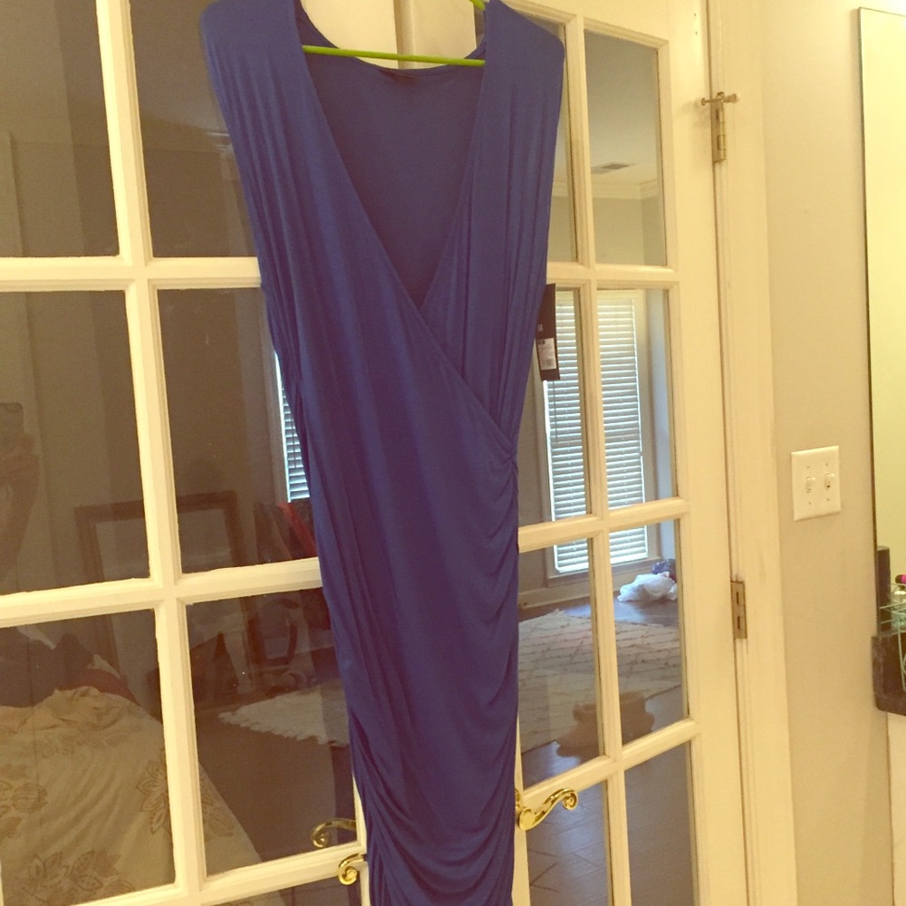 NWT Royal blue slinky dress